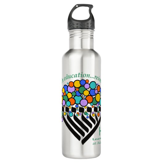 Hineni Learning Center Water Bottle - Stainless Waterfles (Voorkant)