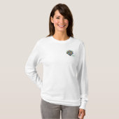 Hineni Leercentrum Dames Lange Mouwen Wit T-shirt (Voorkant volledig)