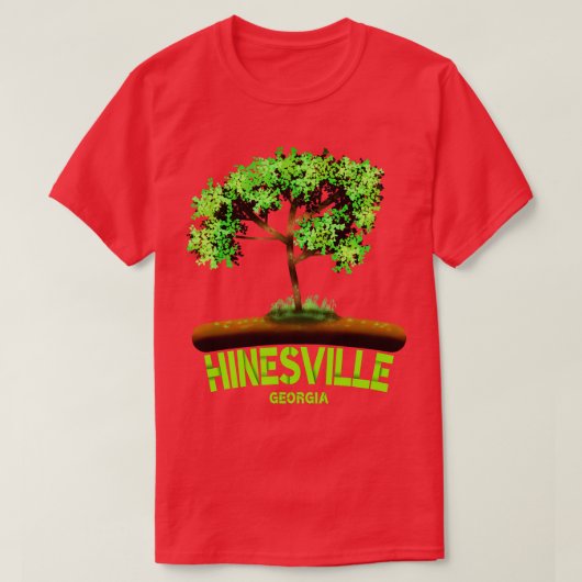 Hinesville Georgia TShirt 5 (Design voorkant)