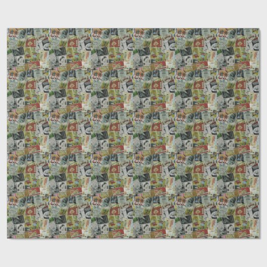 Hing Kong reclamemuur. Cadeaupapier (Vlak)