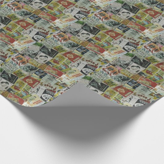 Hing Kong reclamemuur. Cadeaupapier (Hoek)