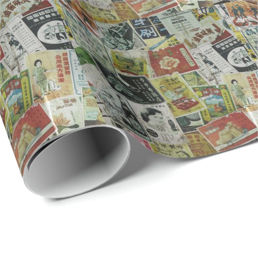  Hing Kong reclamemuur. Cadeaupapier (Rol Hoek)