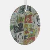 Hing Kong reclamemuur. Glas Ornament (Voorkant Rechts)