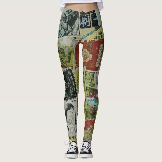  Hing Kong reclamemuur. Leggings (Voorkant)