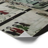 Hing Kong reclamemuur. Poster (Hoek)