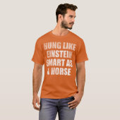 Hing zo slim als een paard vrienden t-shirt (Voorkant volledig)