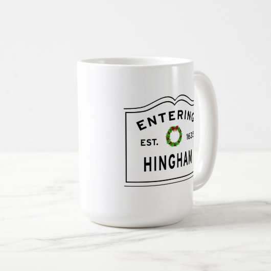 Hingham Christmas Mok - Kies een kleur! (Voorkant rechts)
