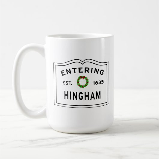 Hingham Christmas Mok - Kies een kleur! (Links)