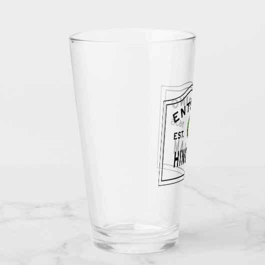 Hingham Kerst Bier Glas (Rechts)