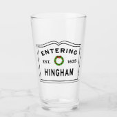 Hingham Kerst Bier Glas (Voorkant)