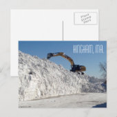 Hingham Massachusetts Briefkaart (Voorkant / Achterkant)