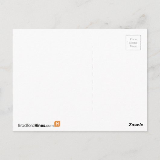 Hingham Massachusetts briefkaart (Achterkant)