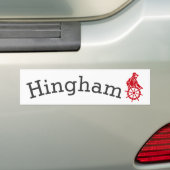 Hingham Massachusetts Bumpersticker (Op auto)