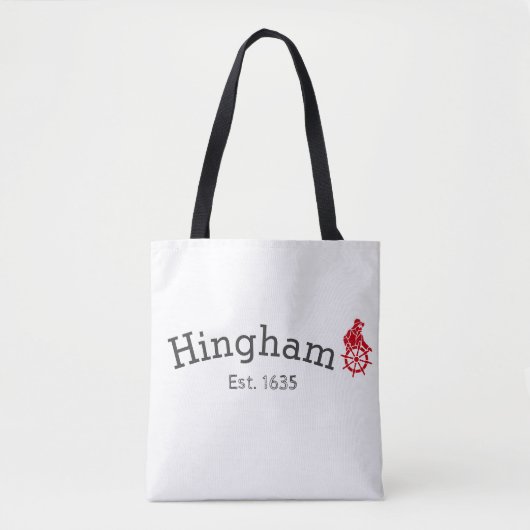 Hingham Massachusetts Canvas tas (Voorkant)