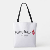Hingham Massachusetts Canvas tas (Achterkant)