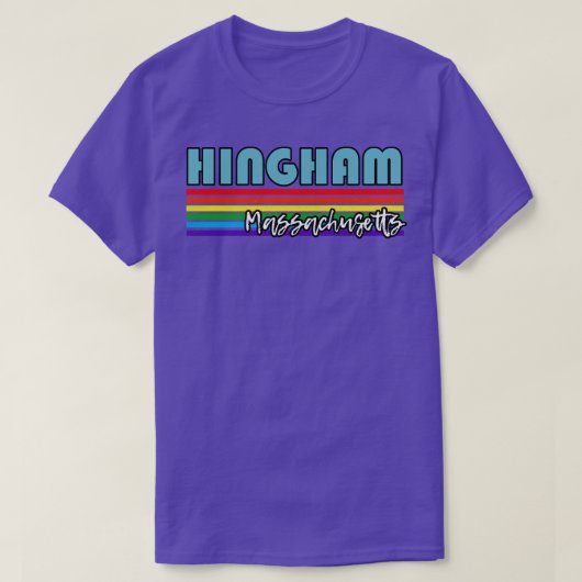 Hingham Massachusetts Pride Hingham LGBT Gift LGB T-shirt (Design voorkant)