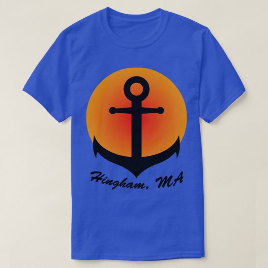 Hingham Massachusetts T-shirt (Design voorkant)