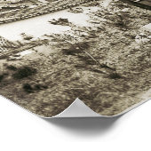 HINGWHA CITY CHINA 1904 FOTOGRAPH TEMPLE GROUP POSTER (Hoek)