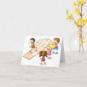 HINK STAP VOOR DE **6 JAAR OUD** KAART (Gele Bloem)