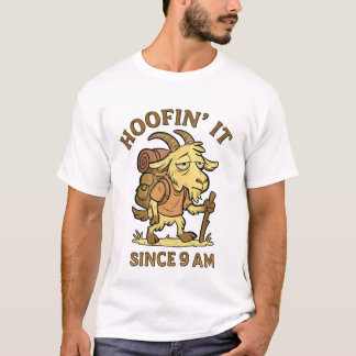 Hinniken sinds 9 uur 's ochtends – Grappig geiten T-shirt