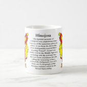 Hinojosa gezindeksel van wapens (Crest) met inbegr Koffiemok (Center)