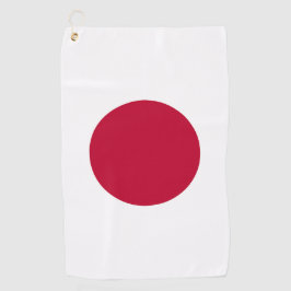 Hinomaru Rijzende Zon Japan Vlag Golf Handdoeken