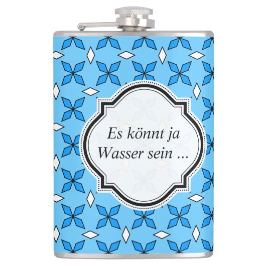 Hint naar Beieren Heupfles (Voorkant)