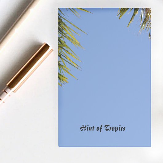 Hint van de Tropics Palm Fronds Blue Sky Post-it® Notes