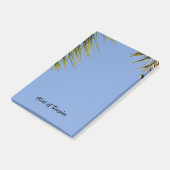 Hint van de Tropics Palm Fronds Blue Sky Post-it® Notes (Schuin)