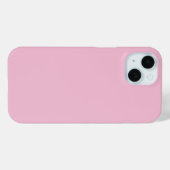 Hint van kersroze effen kleur pastel tint Case-Mate iPhone case (Achterkant (horizontaal))