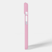 Hint van kersroze effen kleur pastel tint Case-Mate iPhone case (Achterkant / Links)