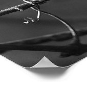 Hint van Roze Cherry Blossom Poster (Hoek)