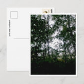 Hinter dem Regen – Regentropfen an der Scheibe Pos Briefkaart (Voorkant / Achterkant)