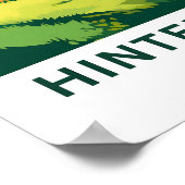 Hinterglemm Oostenrijk Reisprint Poster (Hoek)