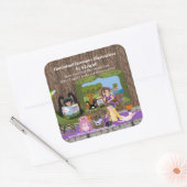 Hinterland Harmony Vierkante Sticker (Envelop)