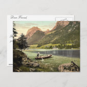 Hintersee, general uitzicht, Upper Beieren, Duitsl Briefkaart (Voorkant / Achterkant)