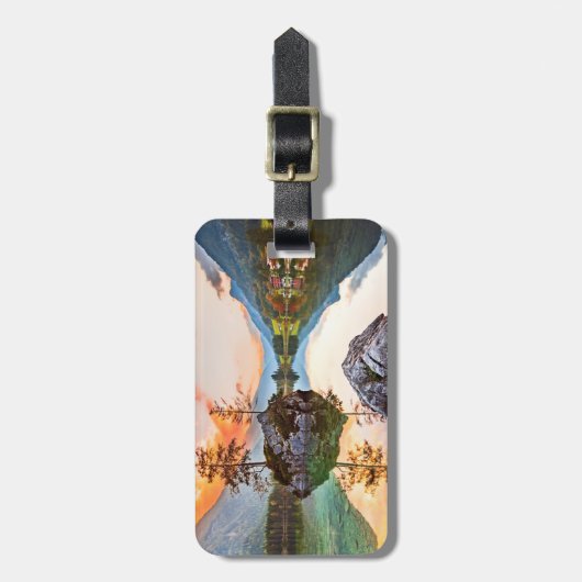 Hintersee Lake, Beieren, Duitsland Bagagelabel (Voorkant verticaal)