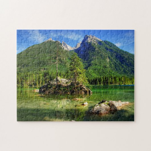 Hintersee Ramsau Beieren. Legpuzzel (Horizontaal)