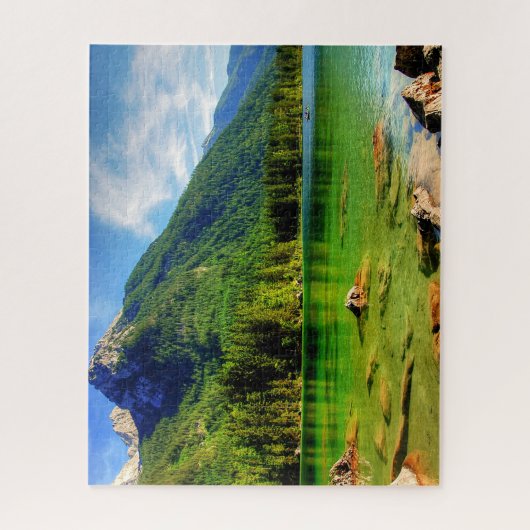 Hintersee Ramsau Beieren. Legpuzzel (Verticaal)