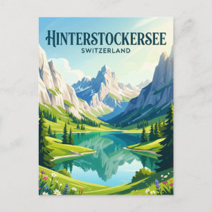 Hinterstockersee Zwitserland Briefkaart