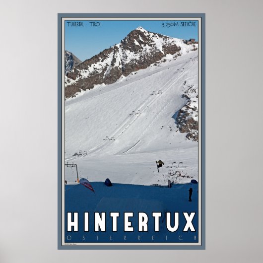 Hintertux Big Air Poster (Voorkant)