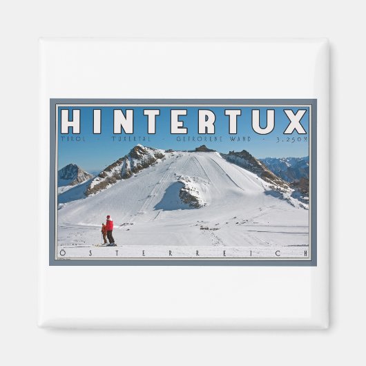 Hintertux - de Gefrorene Wand Magneet (Voorkant)