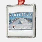 Hintertux - de Gefrorene Wand Metalen Ornament (Links)