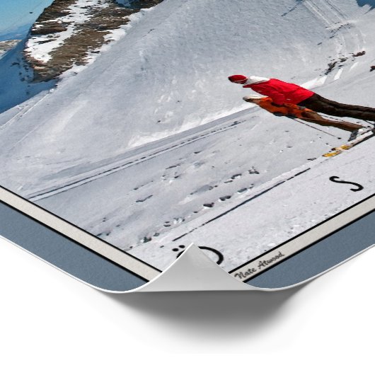 Hintertux - de Gefrorene Wand Poster (Hoek)