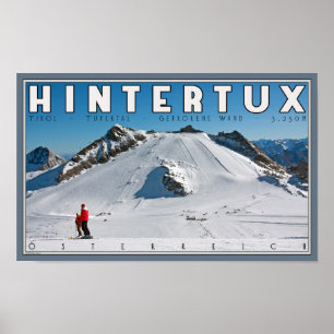 Hintertux - de Gefrorene Wand Poster