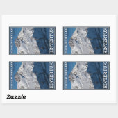 Hintertux - Hoher Riffler Rechthoekige Sticker (Vel)