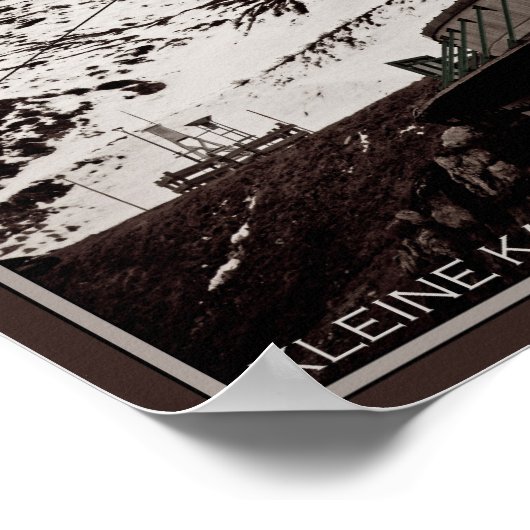 Hintertux - Kleine Kaserer Poster (Hoek)