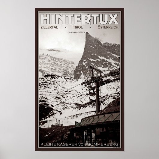 Hintertux - Kleine Kaserer Poster (Voorkant)