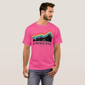 Hintertux Tirol - Zwart Actief T-shirt (Voorkant volledig)