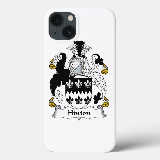 Hinton Family Crest Case-Mate iPhone Case (Achterkant)